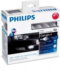 PHILIPS DAYLIGHT 4 12820WLEDX1 DRL 12V 12W
