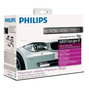 PHILIPS DAYLIGHT 8 12824WLEDX1 DRL 12V 15,4W