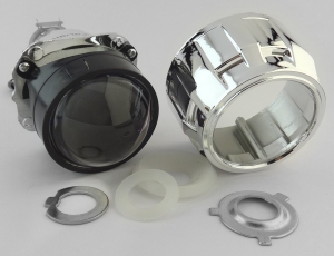 Установочный комплект Би-ксеноновых линз INFOLIGHT G5 + блоки розжига Infolight EXPERT 35W и лампы Infolight 4300K H1+30%